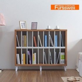 상품 이미지: 퍼스웰 1200-2단 다용도 칸칸 책장 YB_078