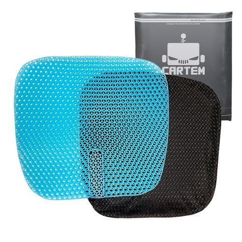 상품 이미지: 카템 3세대 실리콘 방석 대형 + 사계절 커버, 1개