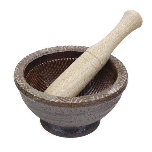 상품 이미지: 레벤쿠첸 여주 도자기 깨갈이 미니 절구 + 방망이 세트