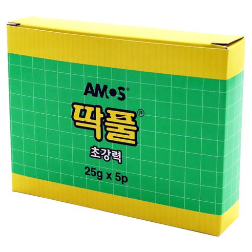 상품 이미지: 아모스 초강력 딱풀, 25g, 5개