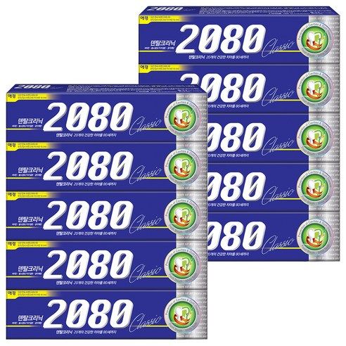 상품 이미지: 2080 클래식 치약, 170g, 10개