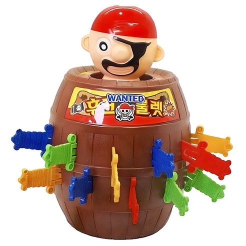 상품 이미지: 재미존 해적 후크 룰렛게임 중형, 혼합색상, 1개