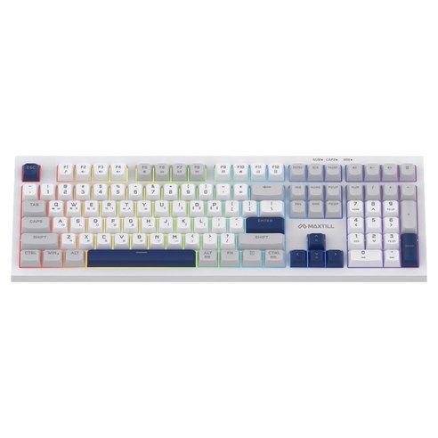 상품 이미지: 맥스틸 무소음 RGB 게이밍 사무용 유선 키보드