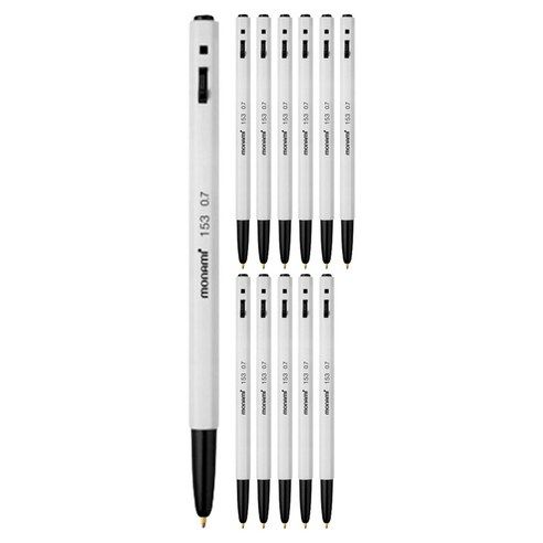 상품 이미지: 모나미 153볼펜 0.7mm, 흑색, 12개