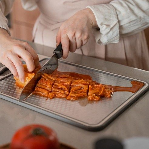 상품 이미지: 프리라벨 스텐 도마 304 양면 위생 도마