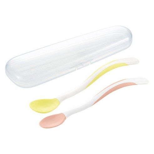 상품 이미지: 릿첼 TLI 소프트이유스푼 2종 + 케이스 세트, 혼합색상, 1세트