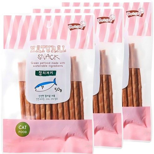 상품 이미지: 굿데이 네츄럴 스낵 고양이 간식