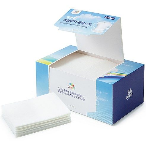 상품 이미지: 코멧 홈 이염방지 세탁시트 200매, 200개입, 1개