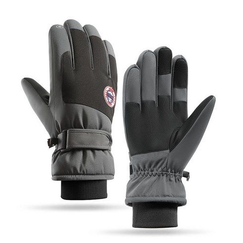 상품 이미지: SASAKO 커플 방한장갑 스마트터치 캠핑 보드 스키장갑 고밀도 폴리에스터 방풍+ 폴리아크릴 혼방 플리스 안감 완벽 보온