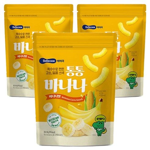 상품 이미지: 베베쿡 유아용 통통바나나 과자