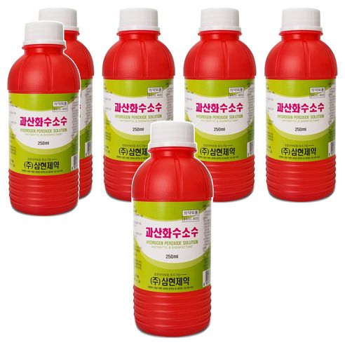 상품 이미지: 삼현 과산화수소수, 6개, 250ml