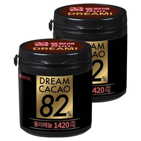 상품 이미지: 롯데웰푸드 드림카카오 82%, 86g, 2개