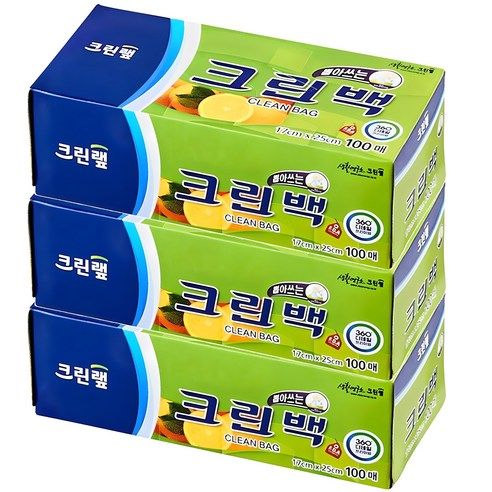 상품 이미지: 크린랩 크린백 17cm x 25cm