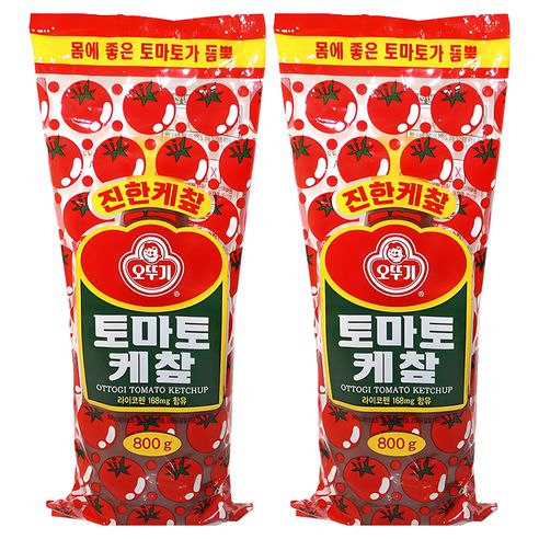상품 이미지: 오뚜기 토마토 케챂, 800g, 2개