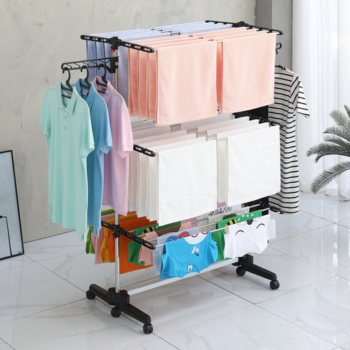 상품 이미지: 코멧 이동접이식 빨래건조대 특대형