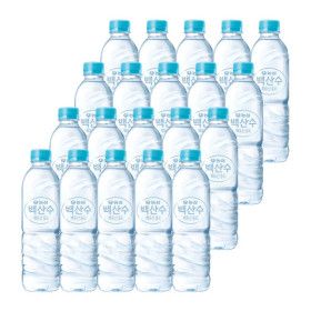 상품 이미지: 농심 백산수 무라벨 500ml 20병 생수