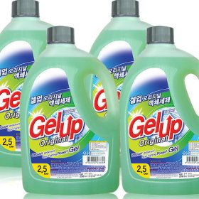 상품 이미지: 겔업 고농축 액체세제 2.5L x 4개 세탁세제 총10000ml