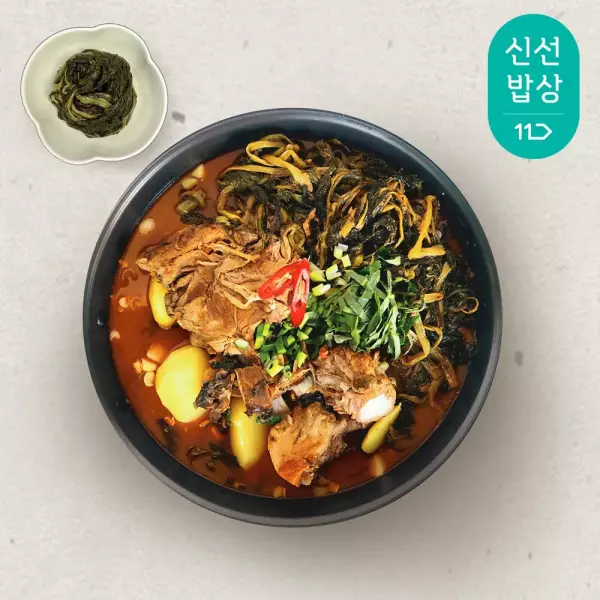 상품 이미지: (김가네 식탁/해썹인증) 감자탕 5kg(9-10인분)+국내산 시래기300g+겨자소스