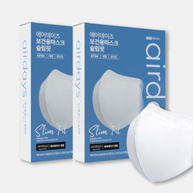 상품 이미지: 에어데이즈 KF94 슬림핏 대형 50매 숨쉬기 편한 마스크