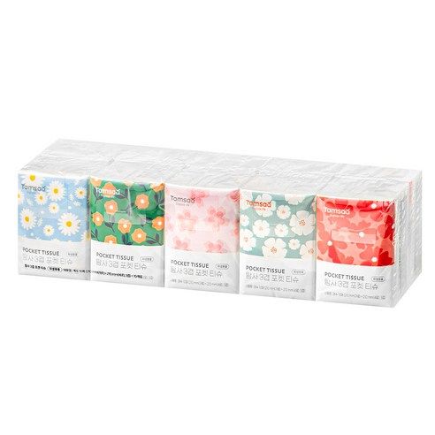 상품 이미지: 탐사 포켓 티슈 3겹, 10개, 10개입