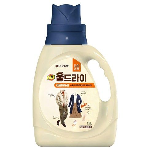 상품 이미지: 테크 울드라이 오리지널 중성세제 본품, 1.5L, 1개