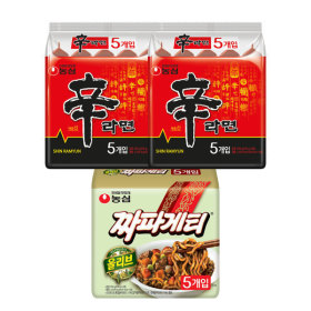 상품 이미지: 신라면 10개 + 짜파게티 5개