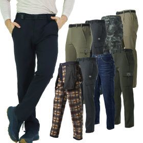 상품 이미지: 모렉스 1+1 겨울 남성 기모 등산 작업복 바지 카고 하의 빅사이즈 팬츠 모음
