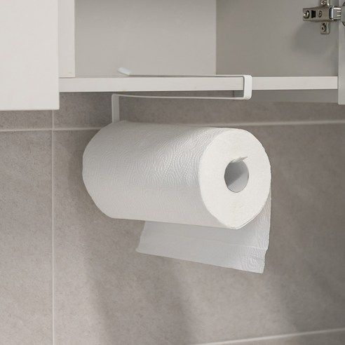 상품 이미지: 깨비다 클립형 키친타올 걸이, 화이트, 1개