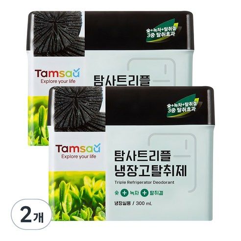 상품 이미지: 탐사 트리플 냉장고 탈취제 대용량, 300ml, 2개
