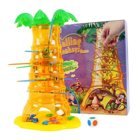 상품 이미지: 뉴 폴링몽키 보드게임, 혼합색상, 1개