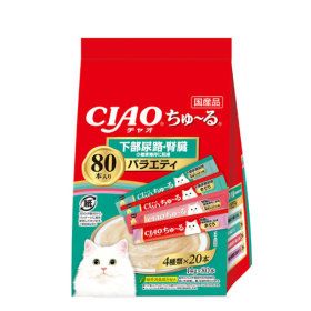 상품 이미지: 이나바 챠오츄르 14g 80개입 하부요로케어+신장건강케어 버라이어티