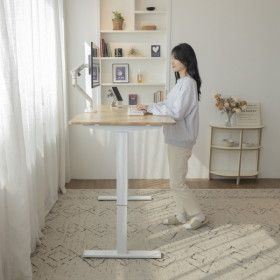 상품 이미지: 핏쳐 M1 PLUS 상판 사이즈 1400mm 수동식 커스터마이징 스탠딩 모션데스크 컴퓨터 책상