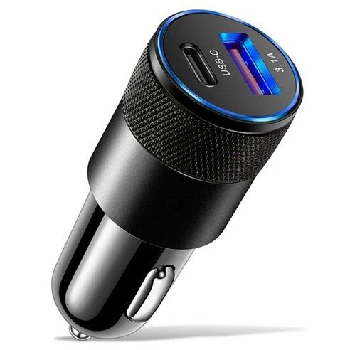 상품 이미지: 구스페리 38w 2포트 차량용 시거잭 고속 충전기 c타입 + usb타입