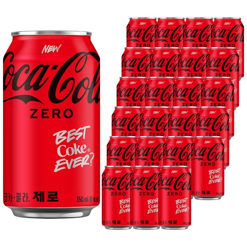 상품 이미지: 코카콜라 제로, 350ml, 24개
