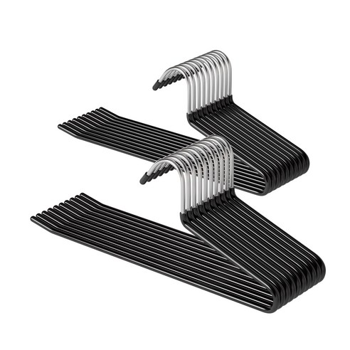 상품 이미지: 코멧 홈 논슬립 바지걸이, 블랙, 20개