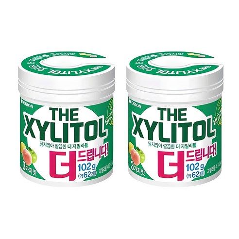 상품 이미지: 오리온 달지않아 깔끔한 더 자일리톨, 102g, 2개