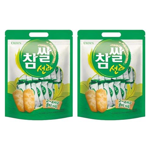 상품 이미지: 크라운제과 참쌀 선과, 253g, 2개