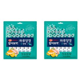 상품 이미지: (60개구성) 밥이보약 DOG 하루양갱 면역 28개입 X 2개 총 56개 + 면역 10g x 4개