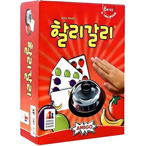 상품 이미지: 코리아보드게임즈 아미고 할리갈리 순발력 게임, 1개, 혼합색상