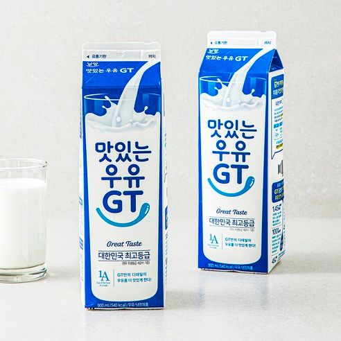 상품 이미지: 남양유업 맛있는 우유 GT, 900ml, 2개