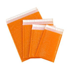 상품 이미지: 택배안전봉투/뽁뽁이봉투/오렌지/250x280+40/100매