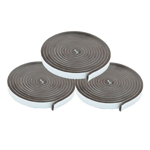 상품 이미지: 바로문풍지 사계절 고급 우레탄 국내 생산 문풍지 9mm x 18mm x 3M, 3개