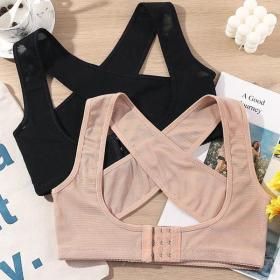 상품 이미지: 상체 밴드 여자 브라 어깨 등 볼륨업 압박 보정 가슴 바디핏 속옷 앞후크