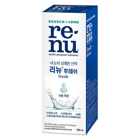 상품 이미지: 리뉴 후레쉬 렌즈 세정액, 500ml, 1개
