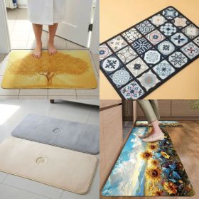 상품 이미지: (1+1 행사) 숲과사람들 두꺼워진 간편세척 금전수 규조토 발매트 30종 욕실 주방 현관 발매트 미끄럼방지