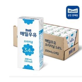 상품 이미지: 매일유업 멸균우유 오리지널200ml(24ea/box)