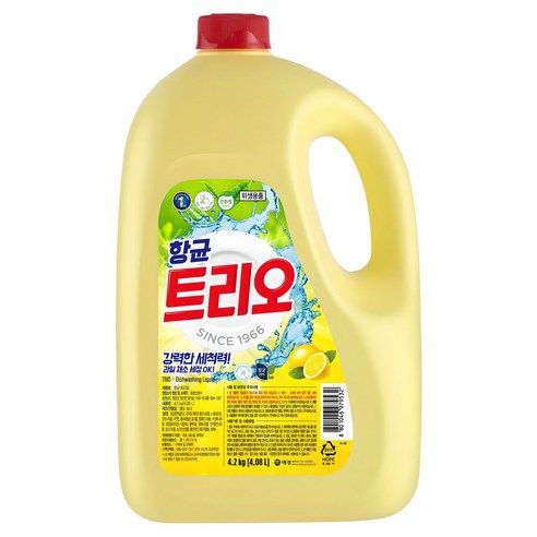 상품 이미지: 트리오 항균 주방세제, 4.2kg, 1개