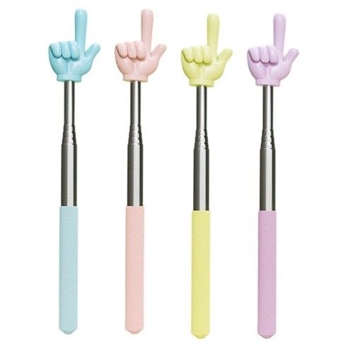 상품 이미지: 밝은리빙 소프트 손가락 지시봉 4종 세트
