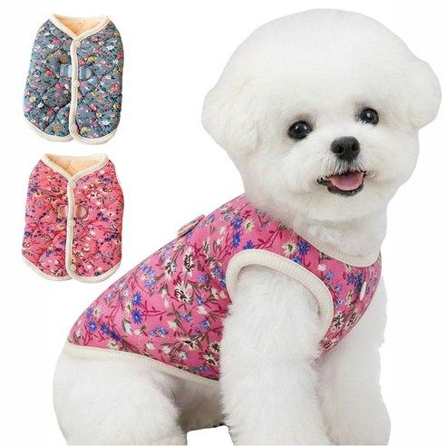 상품 이미지: 유메모아 강아지 김장조끼 할머니 겨울패딩 하네스