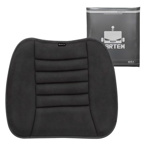 상품 이미지: 카템 감탄 차량용 메모리폼 방석, 블랙, 1개